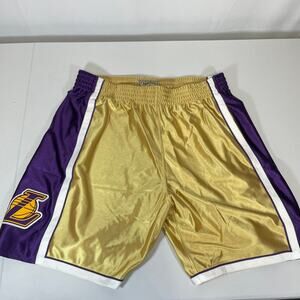 Mitchell & Ness NBA 75th Gold LA Lakers 2009 Swingman Shorts